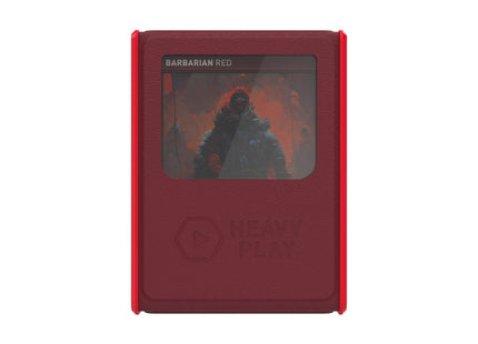 Gamers Guild AZ Heavy Play LLC Heavy Play RFG Deck Box MAX 133 Double Sleeved - Barbarian Red Southern Hobby