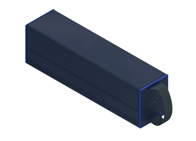 Gamers Guild AZ Heavy Play LLC Heavy Play: RFG Deckbox Carrier 500 DS: Rogue Blue GTS