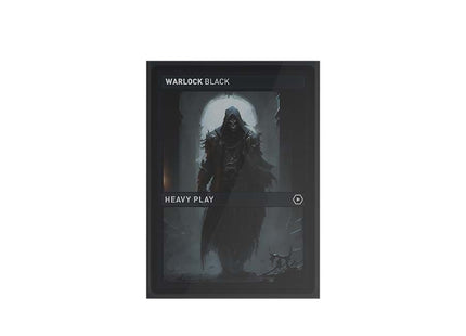 Gamers Guild AZ Heavy Play LLC SPIKE Sleeves: Standard 100ct - Warlock Black (Pre-Order) AGD
