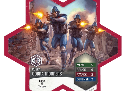 Gamers Guild AZ Heroscape G.I. JOE Heroscape: COBRA Troopers & COBRA Flight Pod Common Army Expansion [Premium Painted Edition] (Pre-Order) Renegade Game Studios