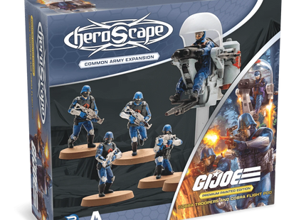 Gamers Guild AZ Heroscape G.I. JOE Heroscape: COBRA Troopers & COBRA Flight Pod Common Army Expansion [Premium Painted Edition] (Pre-Order) Renegade Game Studios