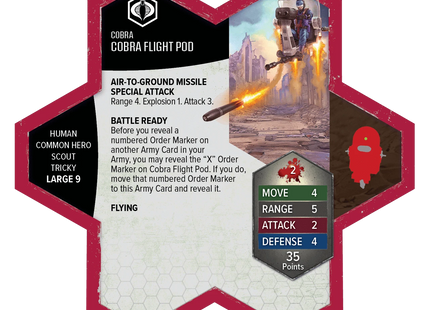 Gamers Guild AZ Heroscape G.I. JOE Heroscape: COBRA Troopers & COBRA Flight Pod Common Army Expansion [Unpainted Edition] (Pre-Order) (Copy) Renegade Game Studios