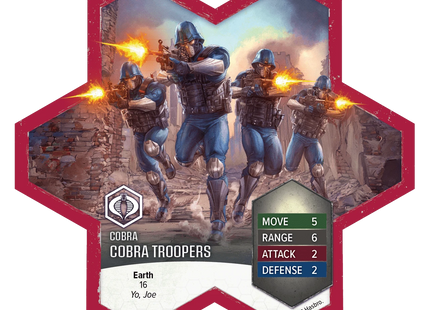 Gamers Guild AZ Heroscape G.I. JOE Heroscape: COBRA Troopers & COBRA Flight Pod Common Army Expansion [Unpainted Edition] (Pre-Order) (Copy) Renegade Game Studios