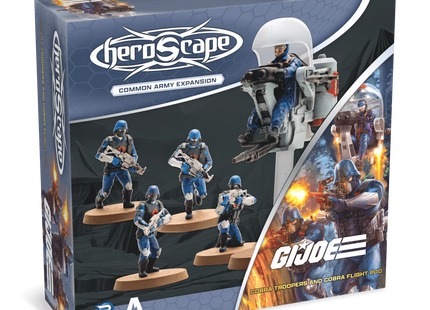 Gamers Guild AZ Heroscape G.I. JOE Heroscape: COBRA Troopers & COBRA Flight Pod Common Army Expansion [Unpainted Edition] (Pre-Order) (Copy) Renegade Game Studios