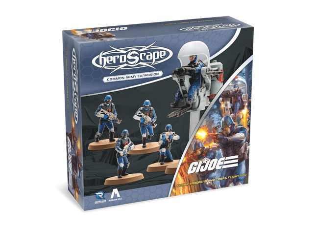 Gamers Guild AZ Heroscape G.I. JOE Heroscape: COBRA Troopers & COBRA Flight Pod Common Army Expansion [Unpainted Edition] (Pre-Order) (Copy) Renegade Game Studios