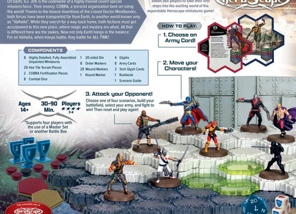 Gamers Guild AZ Heroscape G.I. JOE Heroscape: Rumble at the Rift Battle Box [Unpainted Edition] (Pre-Order) Renegade Game Studios