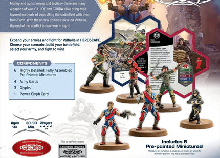 Gamers Guild AZ Heroscape G.I. JOE Heroscape: Strike Forces Army Expansion [Premium Painted Edition] (Pre-Order) Renegade Game Studios