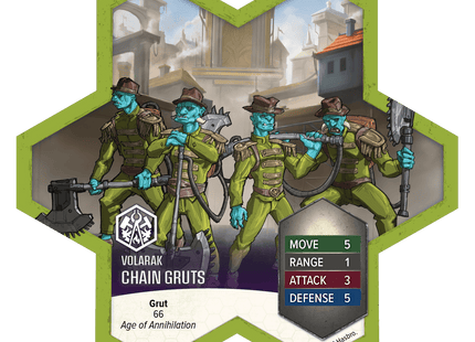 Gamers Guild AZ Heroscape Heroscape: Chain Gruts & Ramosaur Rider Common Army Expansion [Painted] (Pre-Order) Renegade Game Studios