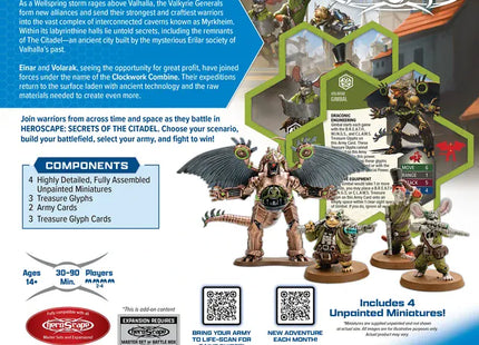 Gamers Guild AZ Heroscape Heroscape: Clockwork Combine Research Expedition Army Expansion [Unpainted] (Pre-Order) Renegade Game Studios