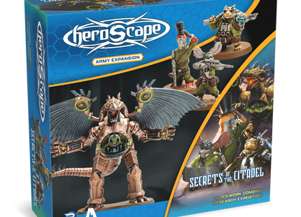 Gamers Guild AZ Heroscape Heroscape: Clockwork Combine Research Expedition Army Expansion [Unpainted] (Pre-Order) Renegade Game Studios