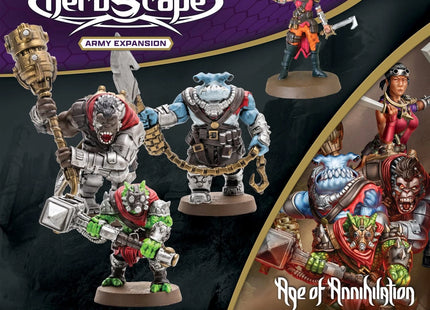 Gamers Guild AZ Heroscape Heroscape: Crimson Widow & Dreadnoughts of Caraway Cavern Army Expansion (Pre-Order) Renegade Game Studios