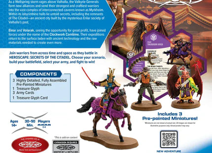 Gamers Guild AZ Heroscape Heroscape: Crooked Crew of the Clockwork Combine Army Expansion [Painted] (Pre-Order) Renegade Game Studios