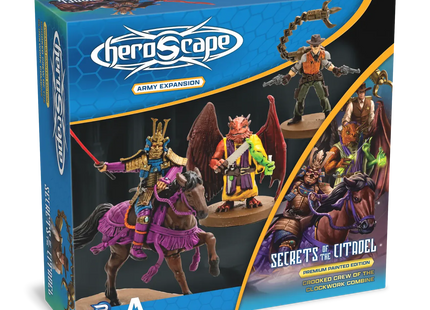 Gamers Guild AZ Heroscape Heroscape: Crooked Crew of the Clockwork Combine Army Expansion [Painted] (Pre-Order) Renegade Game Studios