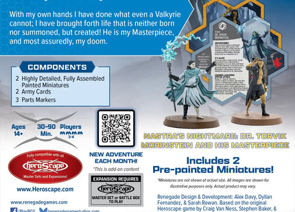 Gamers Guild AZ Heroscape Heroscape: Dr. Torvik Morinstein & His Masterpiece [Painted] (Pre-Order) Renegade Game Studios