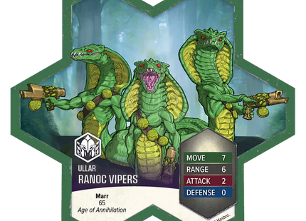 Gamers Guild AZ Heroscape Heroscape: Elites of Ullar & Ranoc Vipers Common Army Expansion [Painted] (Pre-Order) Renegade Game Studios