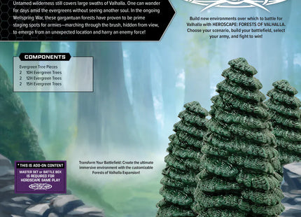 Gamers Guild AZ Heroscape Heroscape: Forests of Valhalla Terrain Expansion (Pre-Order) Renegade Game Studios