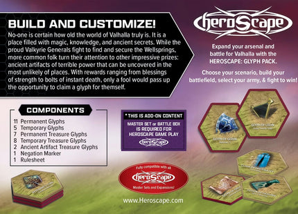 Gamers Guild AZ Heroscape Heroscape: Glyph Pack (Pre-Order) Renegade Game Studios