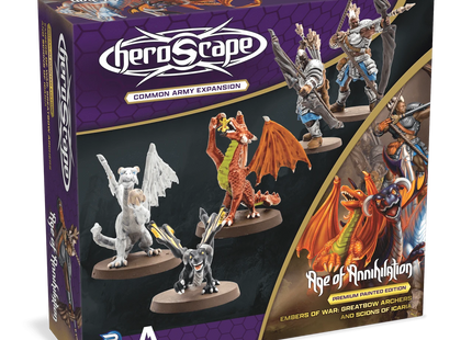 Gamers Guild AZ Heroscape Heroscape: Greatbow Archers & Scions of Icaria Common Army Expansion (Painted) (Pre-Order) Renegade Game Studios