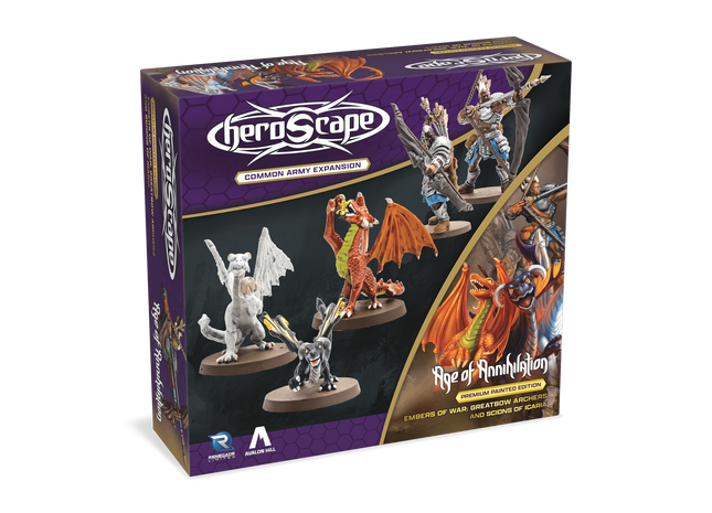Gamers Guild AZ Heroscape Heroscape: Greatbow Archers & Scions of Icaria Common Army Expansion (Painted) (Pre-Order) Renegade Game Studios