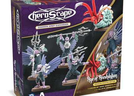 Gamers Guild AZ Heroscape Heroscape: Krakenling & Gelryie Vanguards Common Army Expansion (Painted) (Pre-Order) Renegade Game Studios