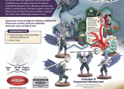 Gamers Guild AZ Heroscape Heroscape: Krakenling & Gelryie Vanguards Common Army Expansion (Pre-Order) Renegade Game Studios