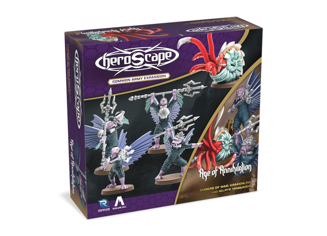 Gamers Guild AZ Heroscape Heroscape: Krakenling & Gelryie Vanguards Common Army Expansion (Pre-Order) Renegade Game Studios