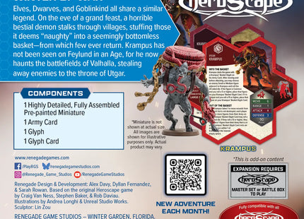 Gamers Guild AZ Heroscape Heroscape: Krampus [Painted] (Pre-Order) Renegade Game Studios