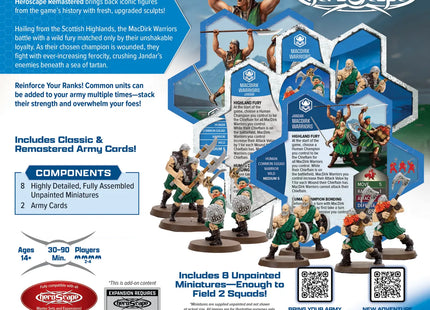 Gamers Guild AZ Heroscape Heroscape: MacDirk Warriors Remastered Army Expansion [Unpainted] (Pre-Order) Renegade Game Studios