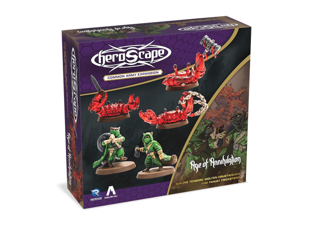 Gamers Guild AZ Heroscape Heroscape: Molten Crustaceans & Tanuki Tricksters Common Army Expansion (Pre-Order) Renegade Game Studios