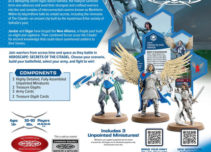 Gamers Guild AZ Heroscape Heroscape: Paragons of the New Alliance Army Expansion [Unpainted] (Pre-Order) Renegade Game Studios