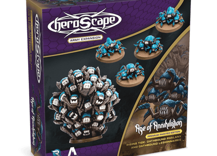 Gamers Guild AZ Heroscape Heroscape: Rising Tide – Oathbound Phalanx & Oathbound Legionnaires Army Expansion [Premium Painted Edition] (Pre-Order) Renegade Game Studios