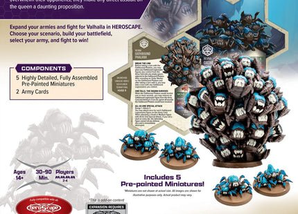 Gamers Guild AZ Heroscape Heroscape: Rising Tide – Oathbound Phalanx & Oathbound Legionnaires Army Expansion [Premium Painted Edition] (Pre-Order) Renegade Game Studios