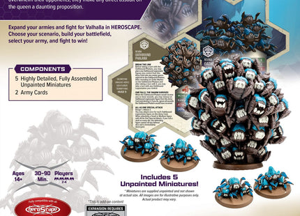 Gamers Guild AZ Heroscape Heroscape: Rising Tide – Oathbound Phalanx & Oathbound Legionnaires Army Expansion [Unpainted] Renegade Game Studios