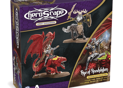 Gamers Guild AZ Heroscape Heroscape: Rising Tide – Sonlen & Halushia, Scion of the Wild Army Expansion [remium Painted Edition] (Pre-Order) Renegade Game Studios