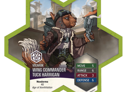 Gamers Guild AZ Heroscape Heroscape: Rising Tide – Wing Commander Tuck Harrigan & Vorid Glidestrikers Army Expansion [Unpainted] Renegade Game Studios