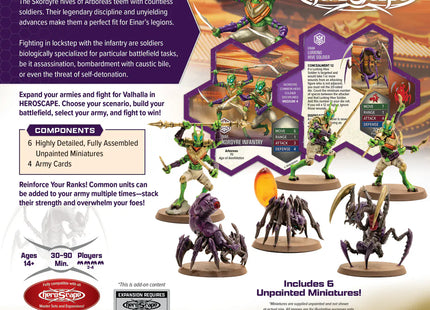 Gamers Guild AZ Heroscape Heroscape: Skordyre Soldiers Common Army Expansion [Unpainted] (Pre-Order) Renegade Game Studios