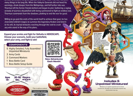 Gamers Guild AZ Heroscape Heroscape: Thormun & Kraken Army Expansion [Unpainted] (Pre-Order) Renegade Game Studios