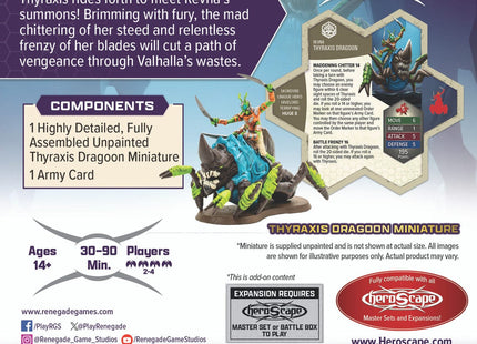 Gamers Guild AZ Heroscape Heroscape: Thyraxis Dragoon Renegade Game Studios