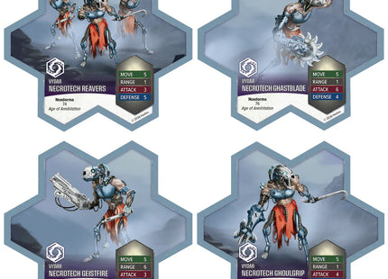 Gamers Guild AZ Heroscape Heroscape: Upgraded Necrotech Reavers Common Army Expansion [Unpainted] (Pre-Order) Renegade Game Studios