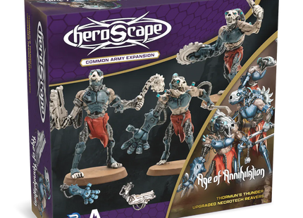Gamers Guild AZ Heroscape Heroscape: Upgraded Necrotech Reavers Common Army Expansion [Unpainted] (Pre-Order) Renegade Game Studios