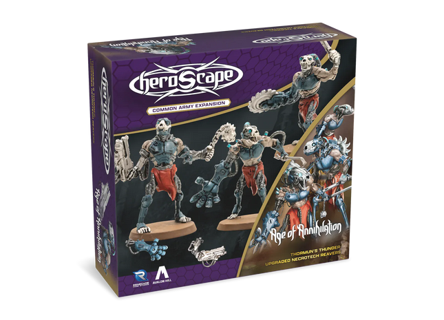 Gamers Guild AZ Heroscape Heroscape: Upgraded Necrotech Reavers Common Army Expansion [Unpainted] (Pre-Order) Renegade Game Studios