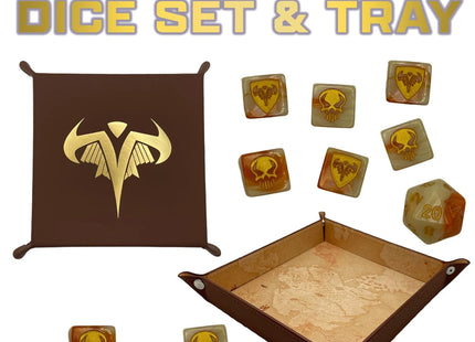 Gamers Guild AZ Heroscape Heroscape: Valhalla Dice & Tray Set (Pre-Order) Renegade Game Studios
