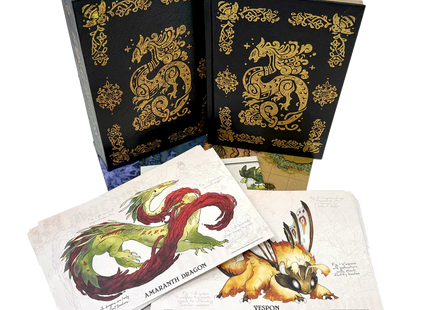 Gamers Guild AZ Hit Point Press D&D 5E: The Field Guide to Floral Dragons - Flower Dragon Bestiary Deluxe Box Set Hit Point Press