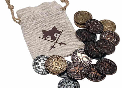 Gamers Guild AZ Hit Point Press Humblewood: Coin Set and Pouch (Pre-Order) GTS