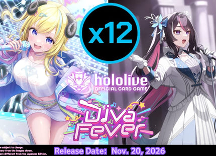 Gamers Guild AZ Hololive OCG Hololive OCG: Diva Fever -  Booster Case [English Version] (Pre-Order) YY Card World