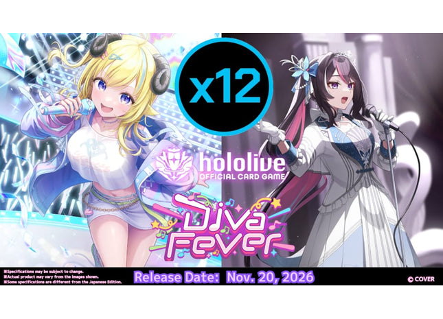 Gamers Guild AZ Hololive OCG Hololive OCG: Diva Fever -  Booster Case [English Version] (Pre-Order) YY Card World