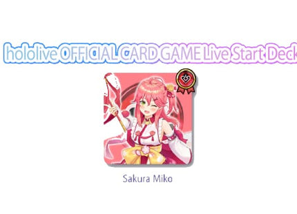 Gamers Guild AZ Hololive OCG Hololive OCG: LIVE Start Deck - Sakura Miko (Pre-Order) YY Card World