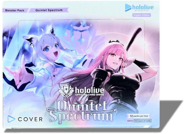 Gamers Guild AZ Hololive OCG Hololive OCG: Quintet Spectrum Booster Box [English Version] (Pre-Order) Southern Hobby