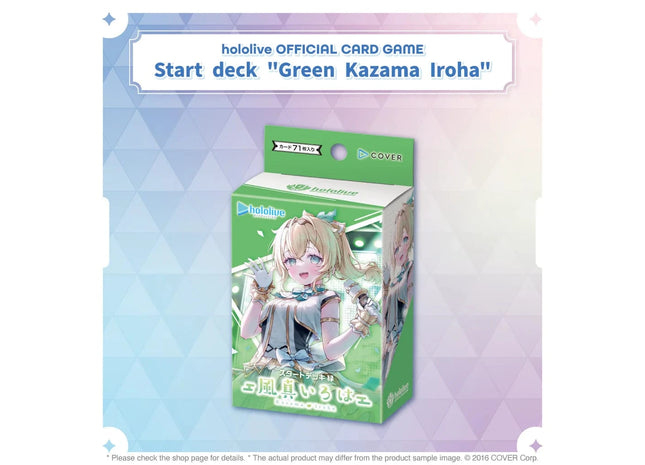 Gamers Guild AZ Hololive OCG Hololive OCG: Start Deck "Green - Kazama Iroha" [English Version] (Pre-Order) Southern Hobby