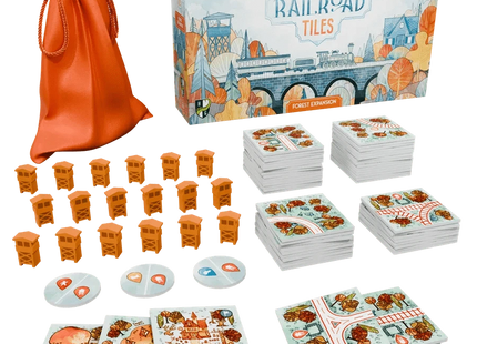 Gamers Guild AZ Horrible Guild Railroad Tiles: Forest Expansion (Pre-Order) ACD Distribution